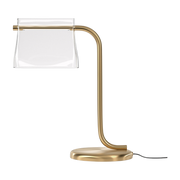 Lampe de table en laiton et verre 41x48,5cm Cabaret - Maytoni