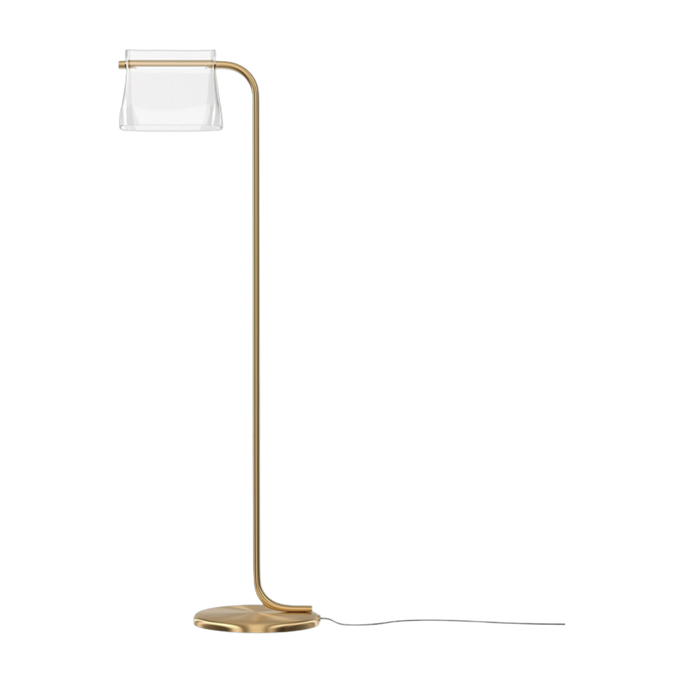 Lámpara de pie de latón y cristal 44 x 126 cm Cabaret - Maytoni