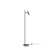 Lampada da terra in alluminio nero 138x24cm Estudo - Maytoni