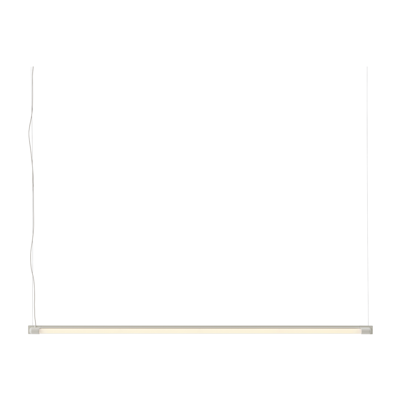 Lámpara colgante de aluminio gris 120 cm Fine - Muuto