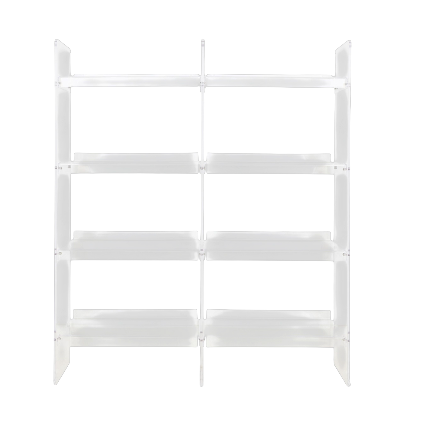 Regal aus transparentem Acryl, 160 cm – HKliving
