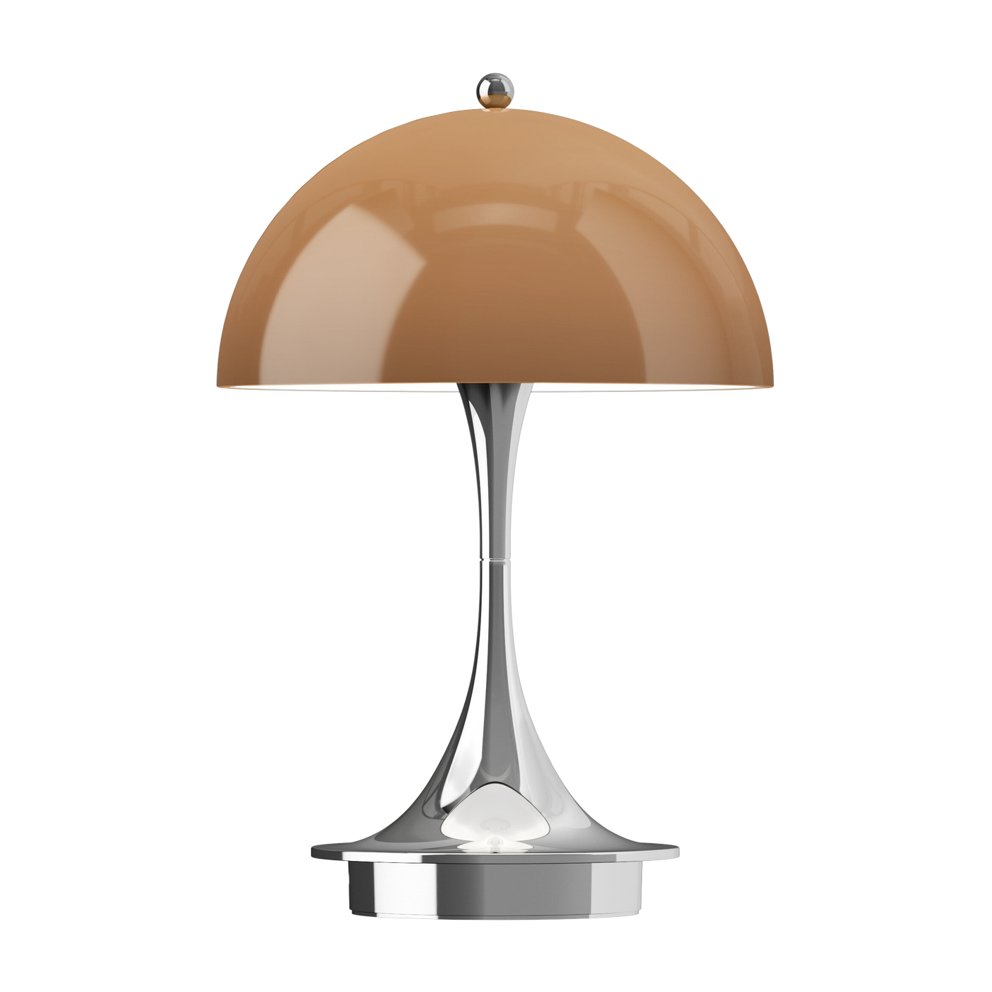 مصباح محمول بني وكروم Panthella 160 Portable V3 - Louis Poulsen