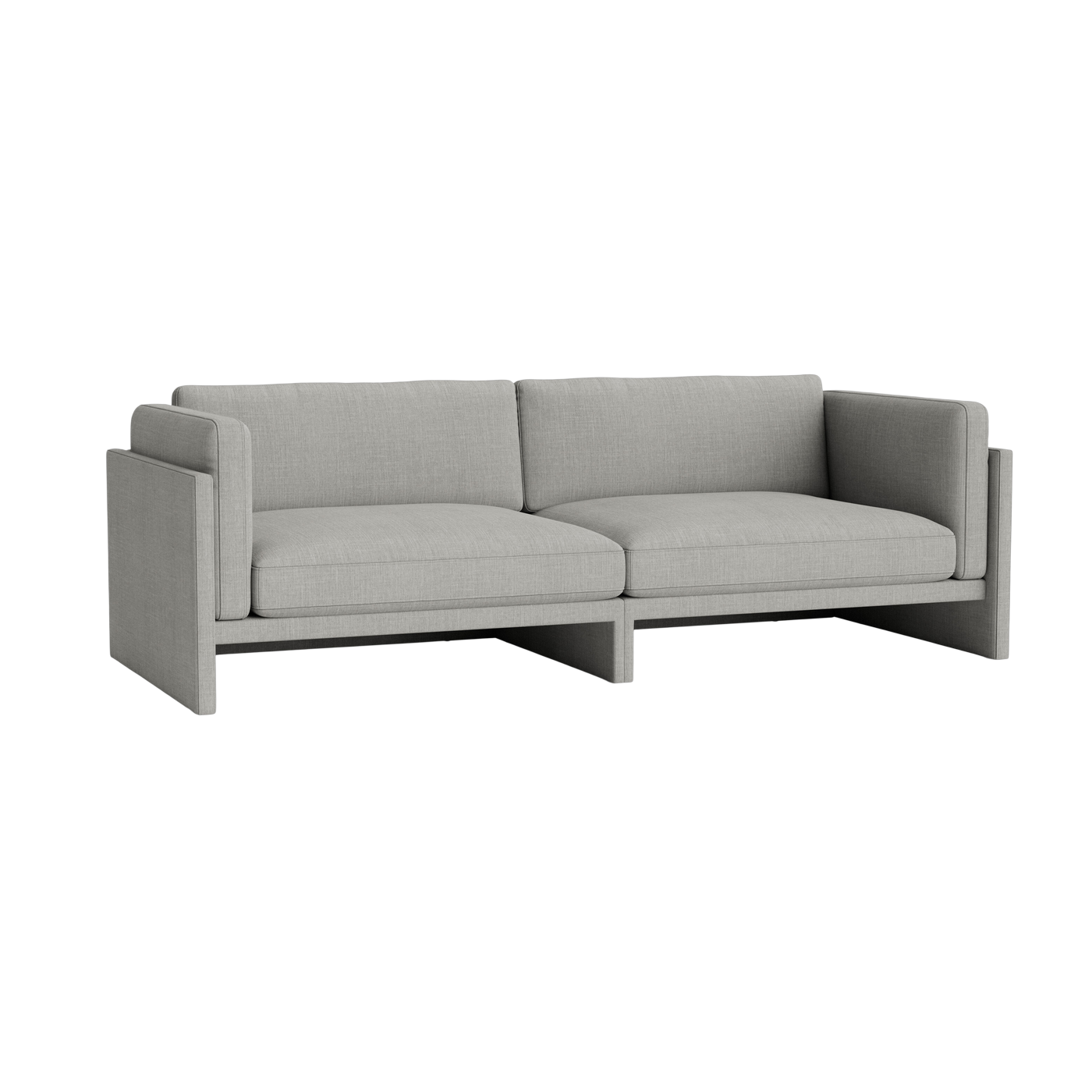 Sofá de 3 plazas en tejido Remix 133 gris Softy - Normann Copenhagen