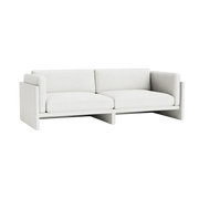 Divano a 3 posti in tessuto Hallingdal 110 gris clair Softy - Normann Copenhagen