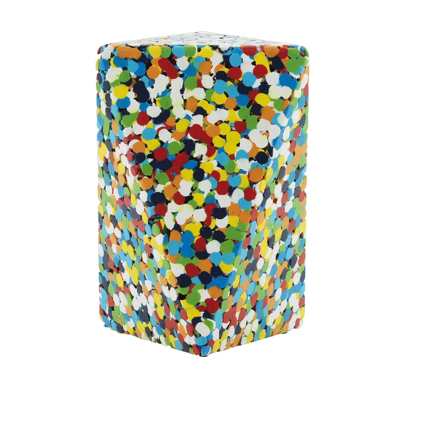 Beistelltisch aus mehrfarbigem recyceltem Kunststoff „ Delta ” – Normann Copenhagen
