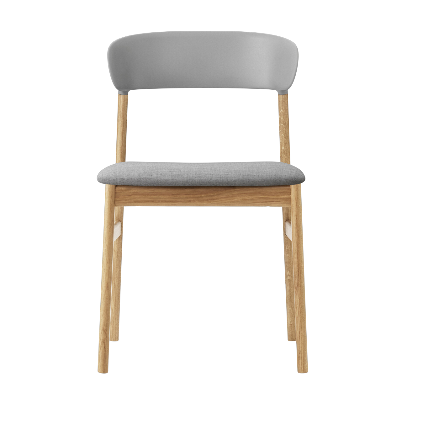 Silla de tela gris remix 123 y roble Herit - Normann Copenhagen