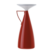 Lámpara portátil de termoplástico reciclado burdeos 11 x 24 cm Camomille - Kartell