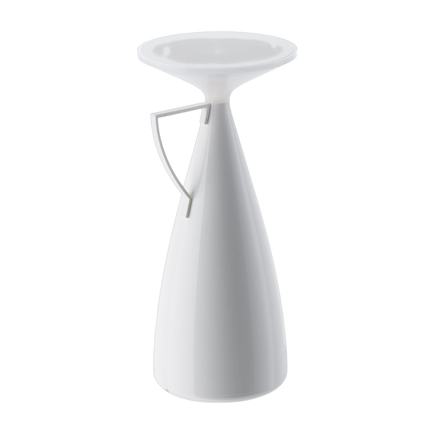 Tragbare Lampe aus recyceltem weißem Thermoplast 11 x 24 cm Camomille – Kartell