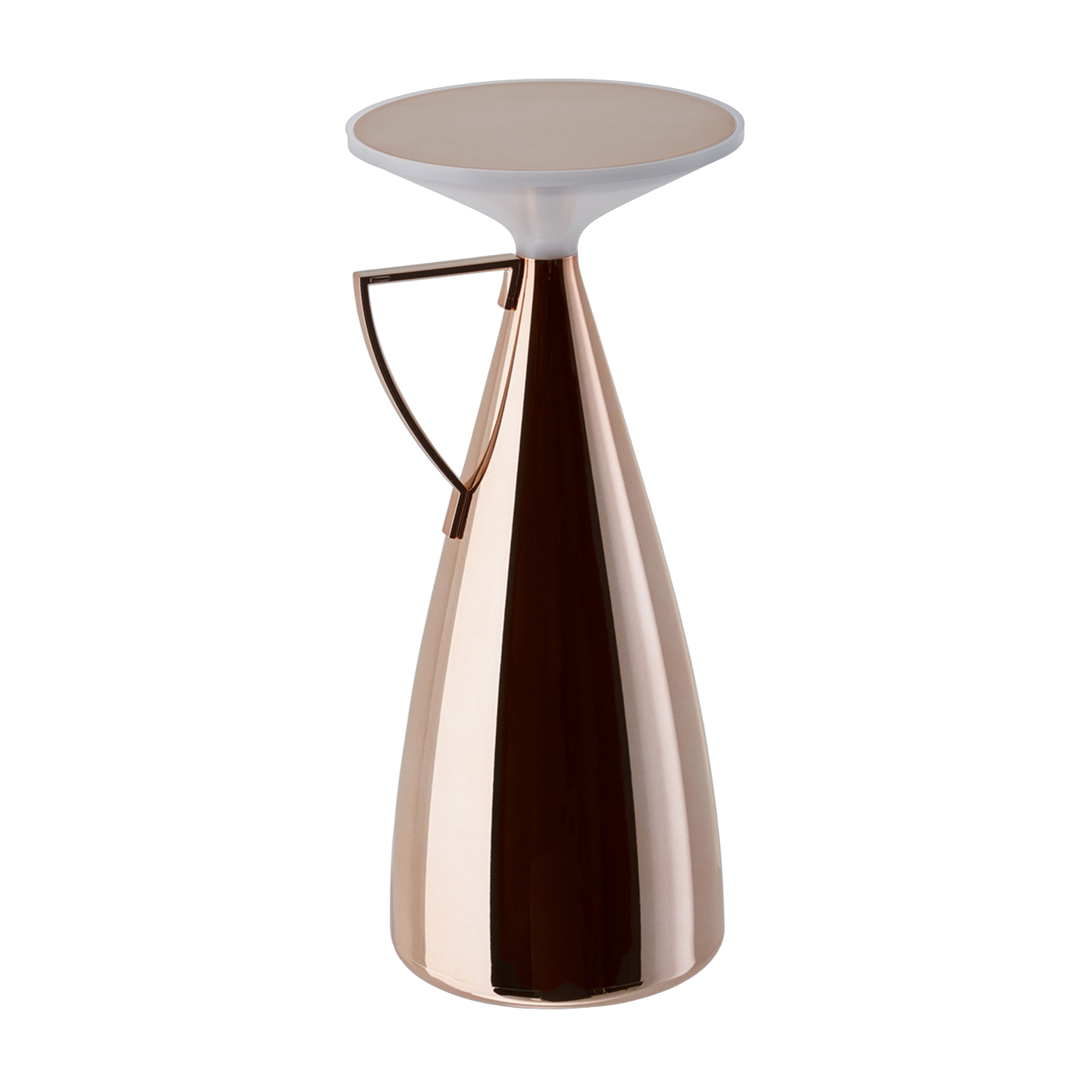 Tragbare Lampe aus verkupfertem Metall 11 x 24 cm Camomille – Kartell