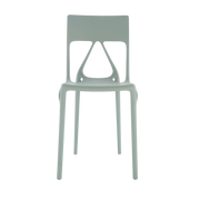 Chaise en thermoplastique recyclé vert d'eau 42x52x80cm A.I Lite - Kartell