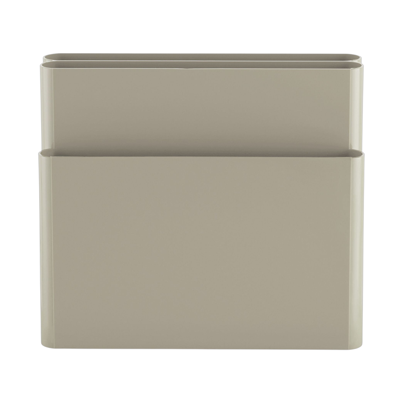 Portariviste in termoplastica beige 40x18, 5x34, 5 cm Magazine Rack - Kartell