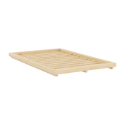 Lacquered pine wood bed base 120x200 cm Dock - Karup Design