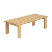 Couchtisch aus Teakholz 135 x 55 cm „ Assemble ” – Muuto