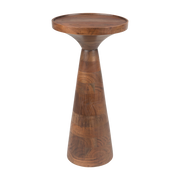 Table d'appoint en bois d'acacia et aluminium 28x56cm Floss - Zuiver