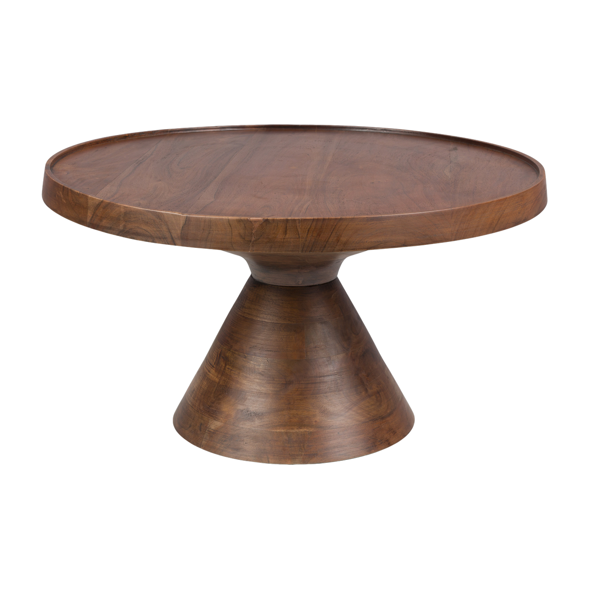 Tavolino in legno di acacia e alluminio 60x33cm Floss - Zuiver