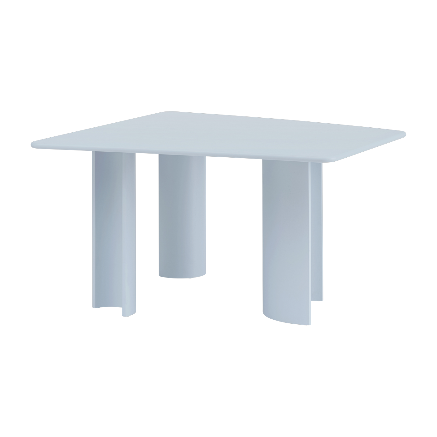 Tavolo da pranzo in legno blu chiaro 130x120 cm Re- norm - Muuto