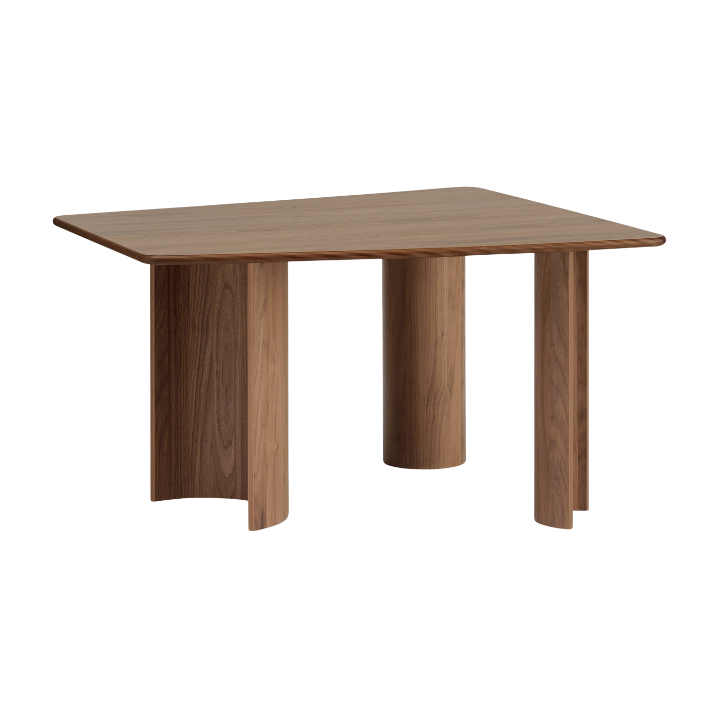 Tavolo da pranzo in noce laccato verniciato 130x120cm Re- norm - Muuto