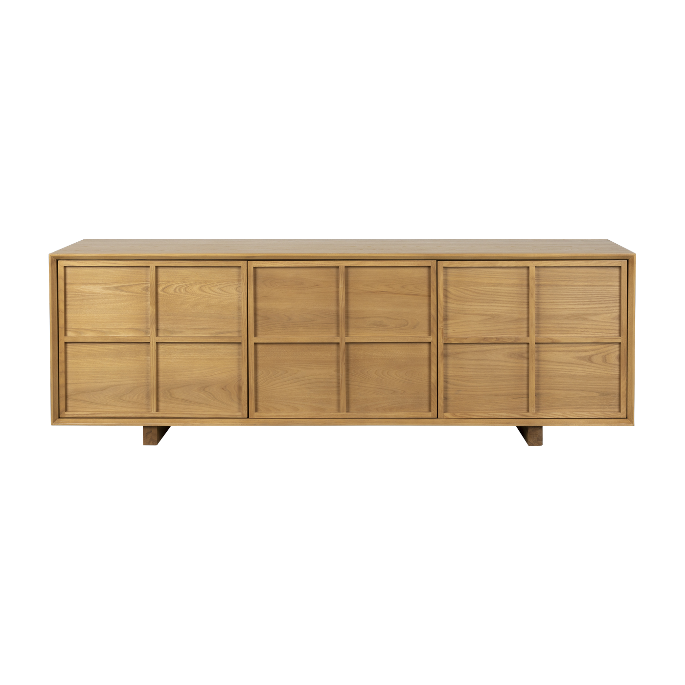 Buffet bas en frêne massif 42x160x54cm