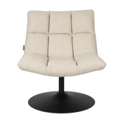 Sillón de tela rizada beige 81 x 66 x 78 cm Bar lounge - Dutchbone