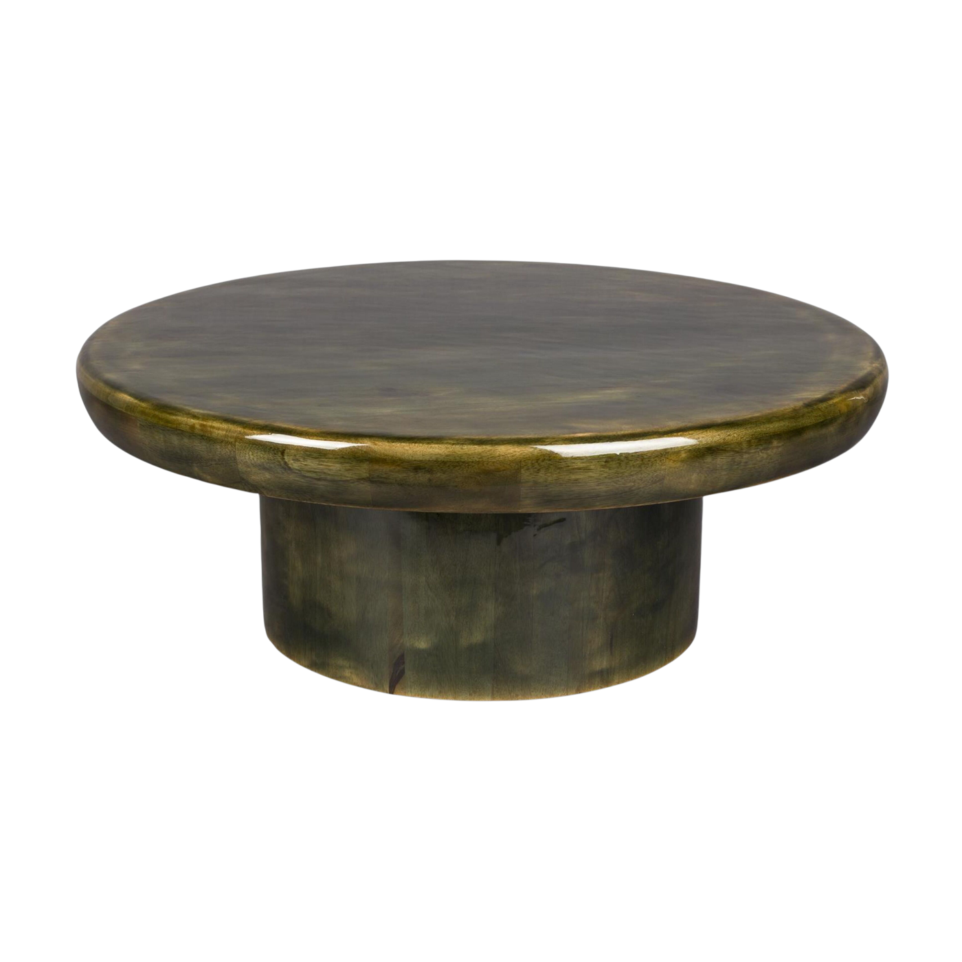 Tavolino in legno di mango verde 60x35 cm Mush - Dutchbone