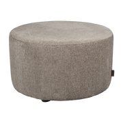 Pouf in poliestere cappuccino 70x40cm Rocca - Dutchbone