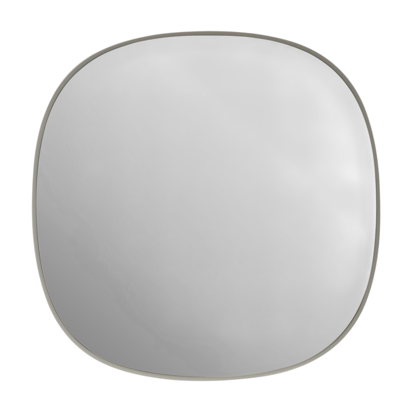 Espejo de acero gris 40 x 40 cm « Framed » - Muuto