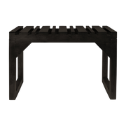 Black mango wood bench 70x40x45cm Jackub - Dutchbone
