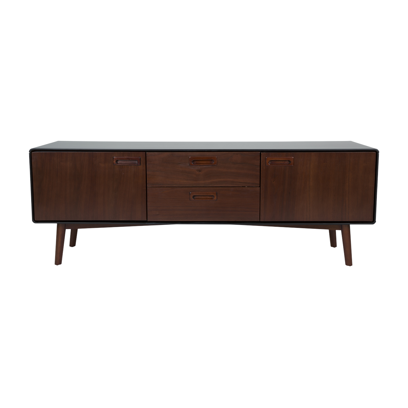 Buffet en bois noyer et chêne 398x150x53cm Juju - Dutchbone