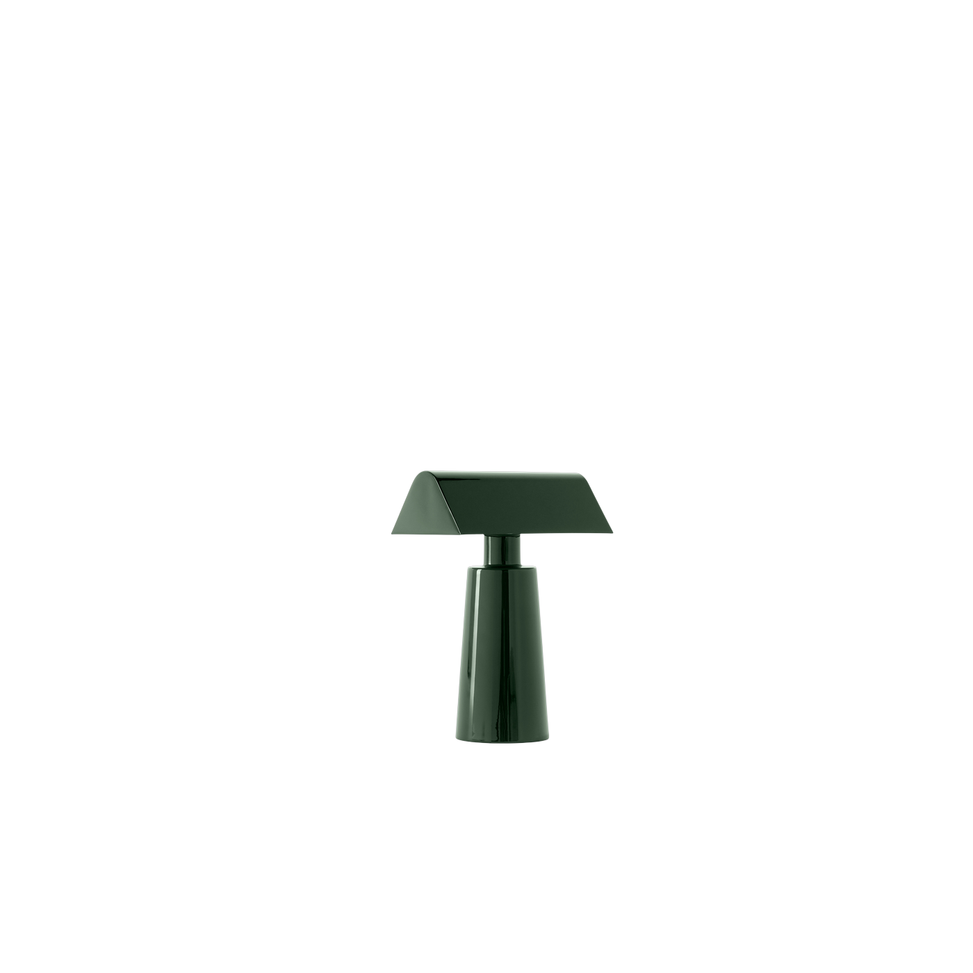 Lampada portatile in acciaio verde bosco Caret MF1 - &tradition