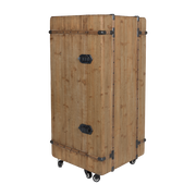 Weinregal auf Rollen aus Kiefernholz 50 x 109 cm Lico – Dutchbone