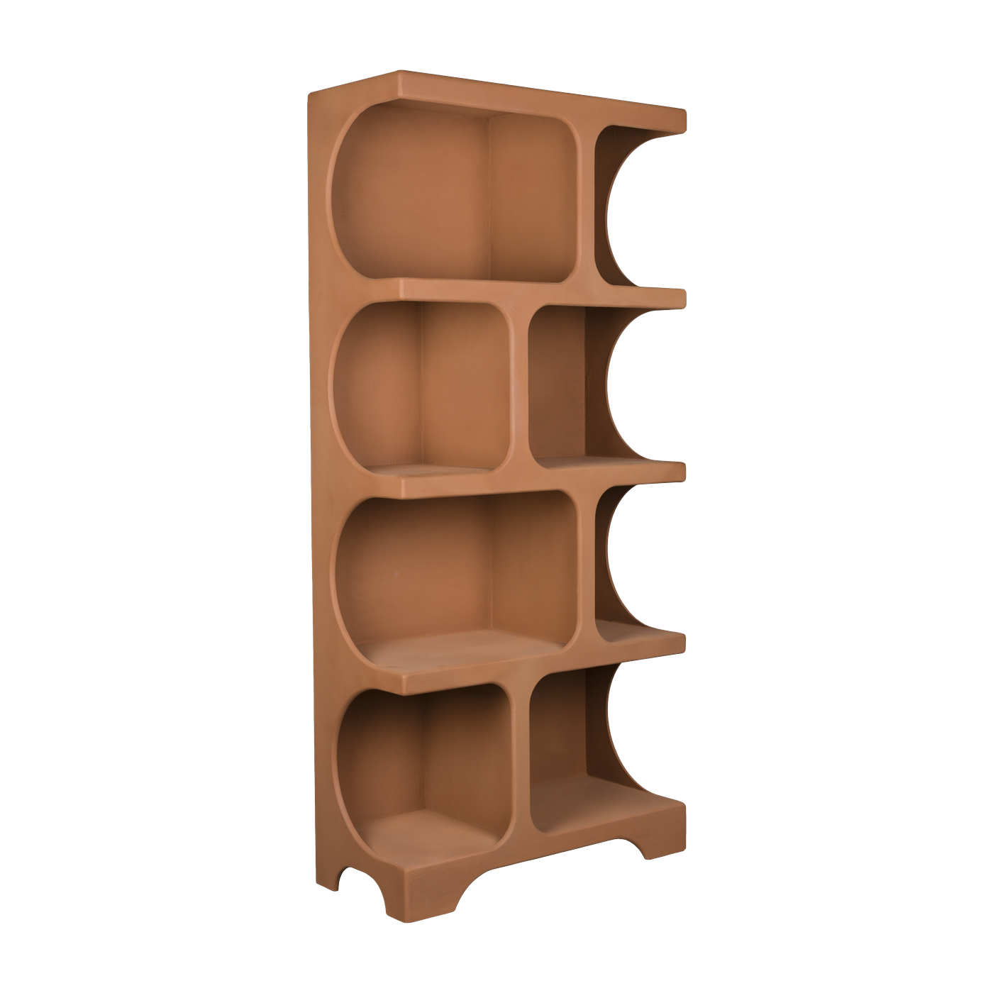 Holzregal Terrakotta 37x85x180cm Dundee - Dutchbone