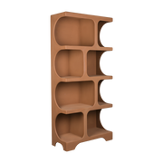 Holzregal Terrakotta 37x85x180cm Dundee - Dutchbone