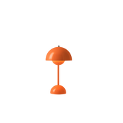 Flowerpot VP9 wireless table lamp in bright orange - &tradition
