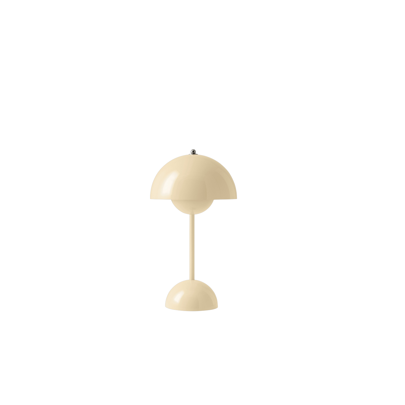 Lámpara de mesa inalámbrica marfil Flowerpot VP9 - &tradition