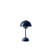 Flowerpot VP9 wireless table lamp in steel blue - &tradition