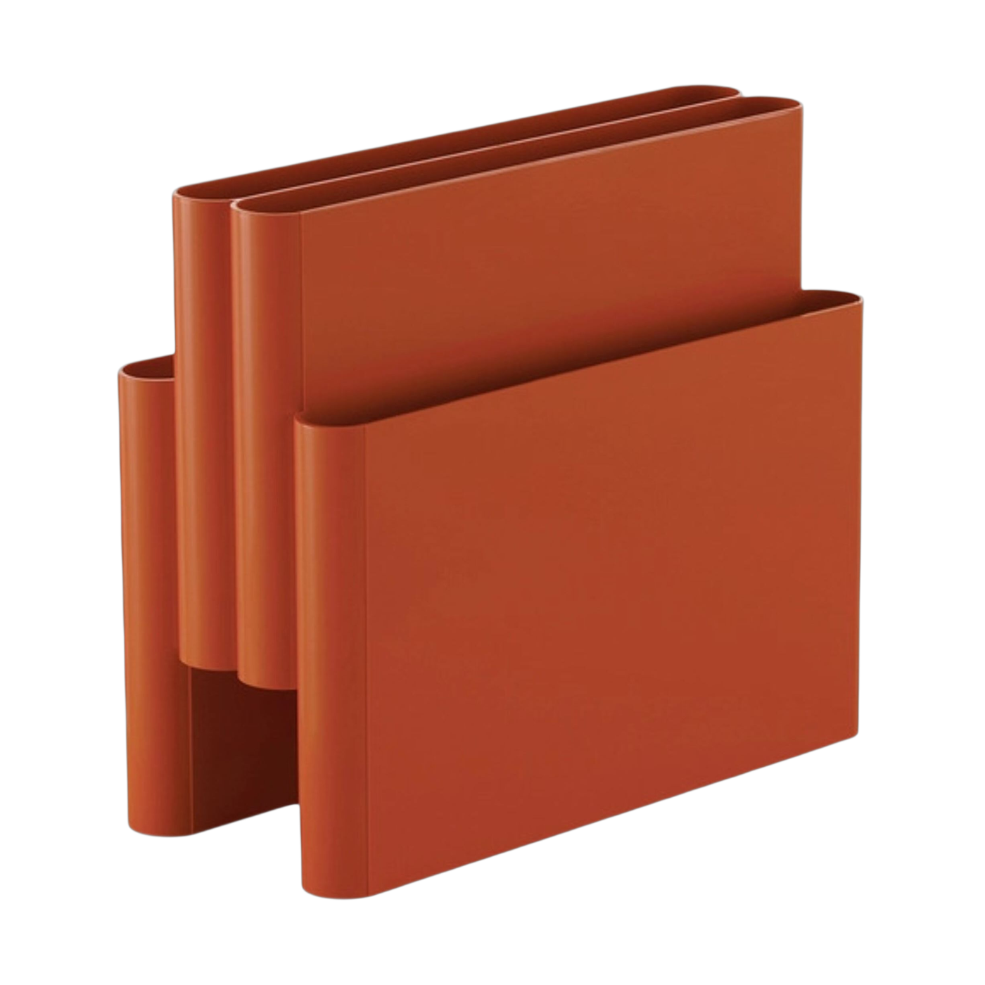 حامل المجلات من الثرموبلاستيك الترابي بقياس 40×18.5×34.5 سم Magazine Rack - Kartell
