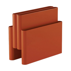 Zeitschriftenhalter aus Thermoplast, Farbe Erde, 40 x 18, 5 x 34, 5 cm Magazine Rack - Kartell