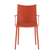 Silla de termoplástico reciclado naranja con efecto « mat » 47 x 57 x 90 cm H. H. H - Kartell