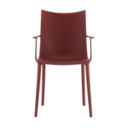 Silla de termoplástico reciclado burdeos con efecto « mat » 47 x 57 x 90 cm H. H. H - Kartell