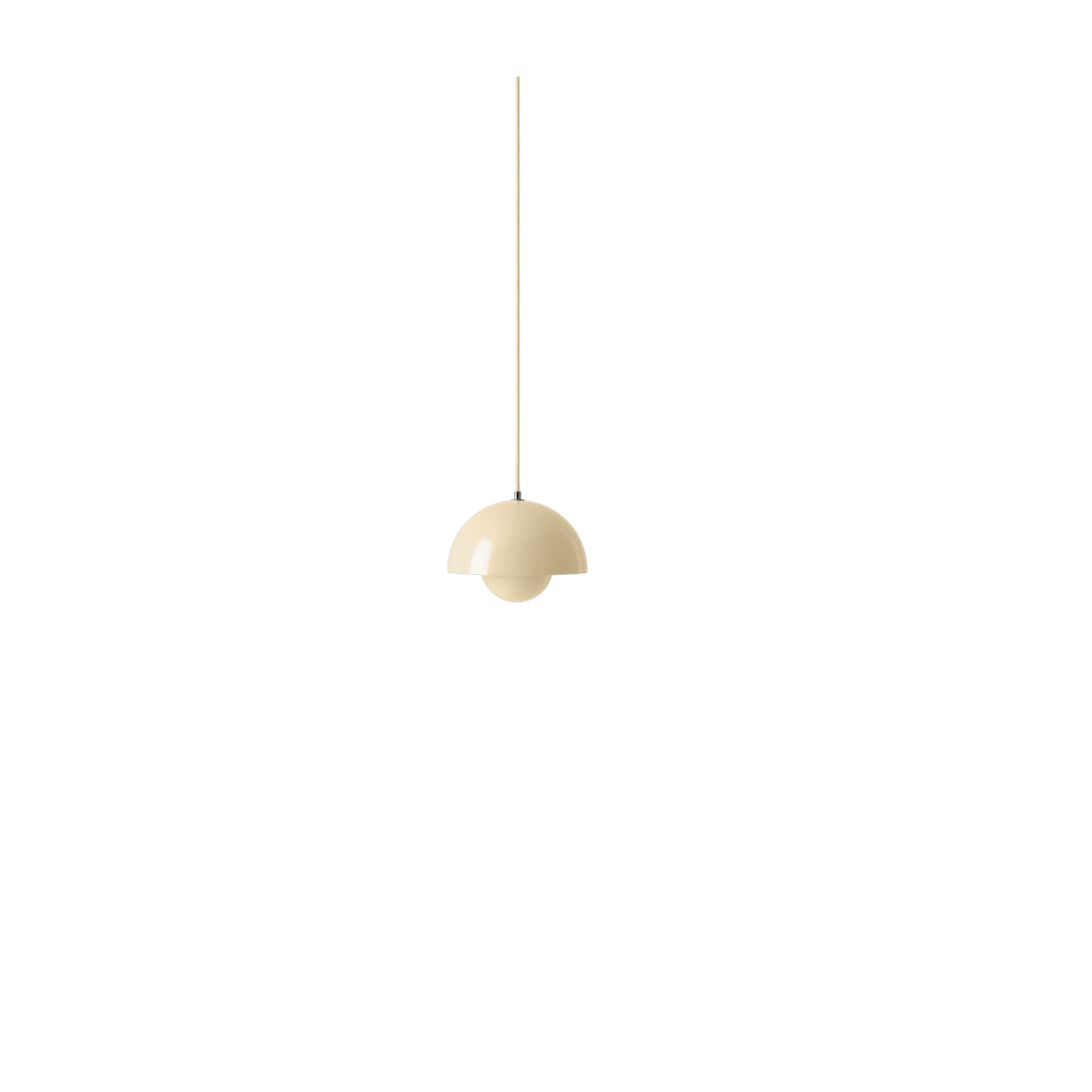Suspension en acier ivoire 23cm Flowerpot VP1 - &tradition