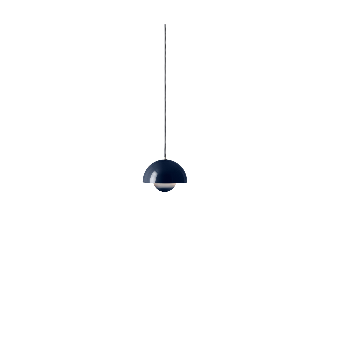 Suspension en acier bleu acier 23cm Flowerpot VP1 - &tradition