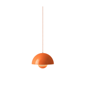Suspension en acier orange acidulé 50cm Flowerpot VP2 - &tradition