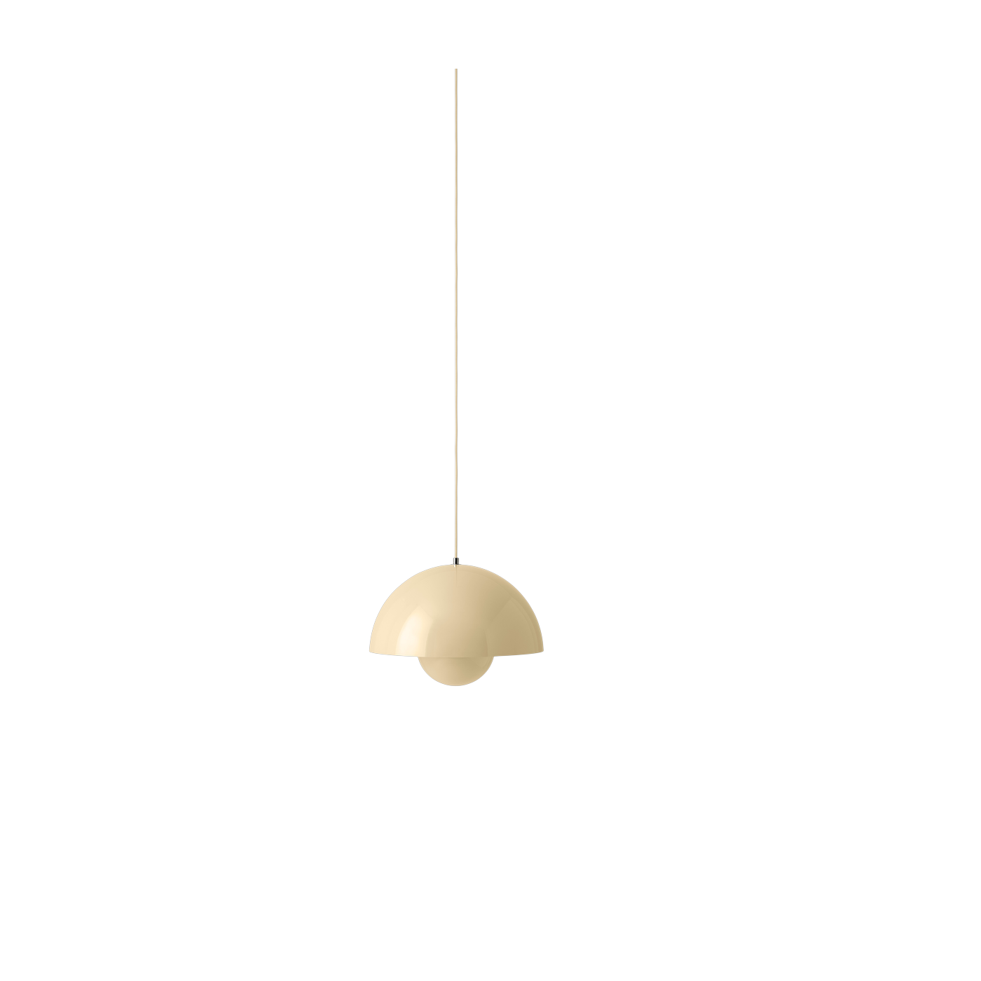 Suspension en acier ivoire 37cm Flowerpot VP7 - &tradition