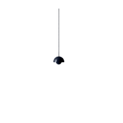 Suspension en acier bleu acier 16cm Flowerpot VP10 - &tradition