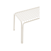 Thorvald 's SC112 ivory steel garden bench - &tradition