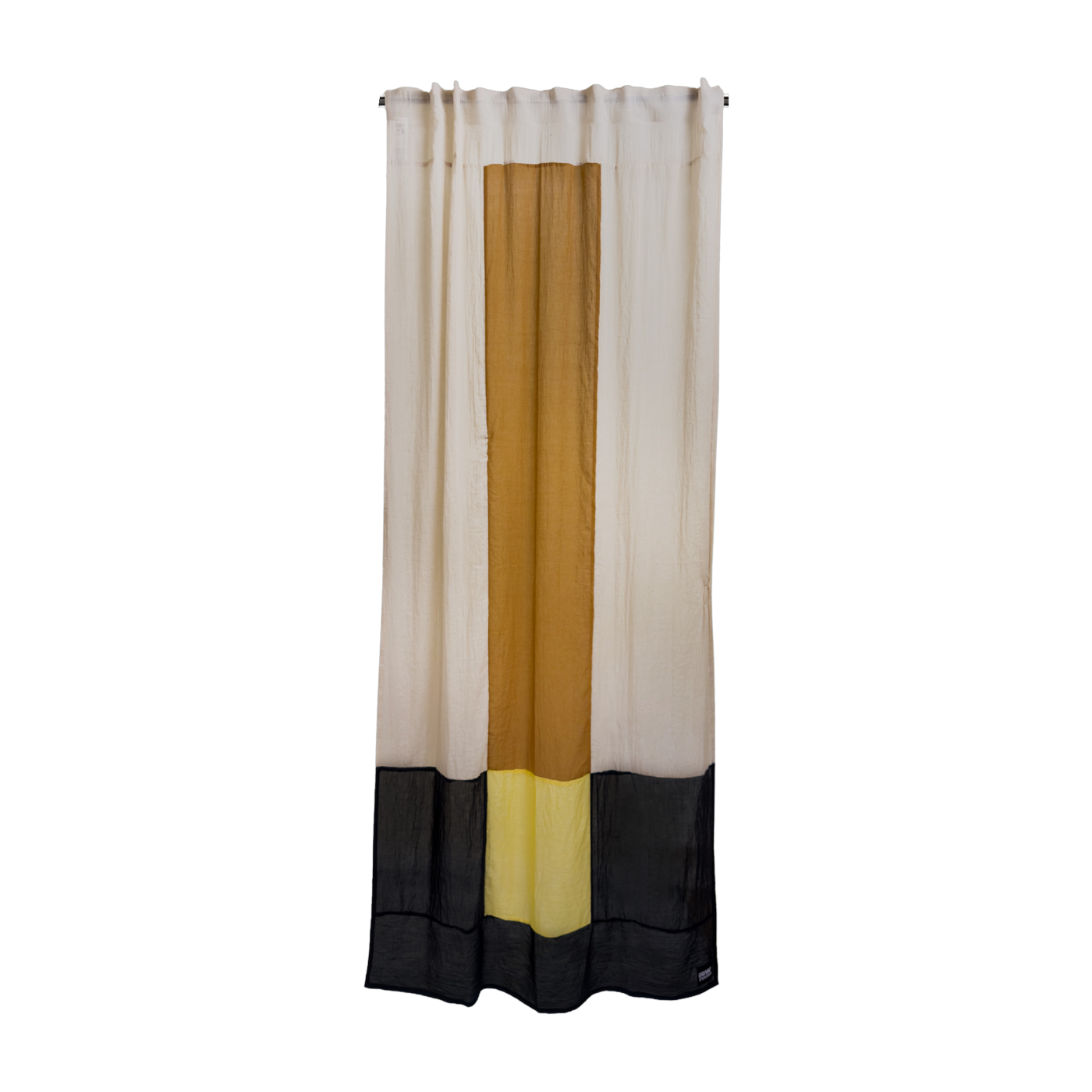 Cortina de poliéster beige 300 x 150 cm Buttered caramel 1 - Raw Room