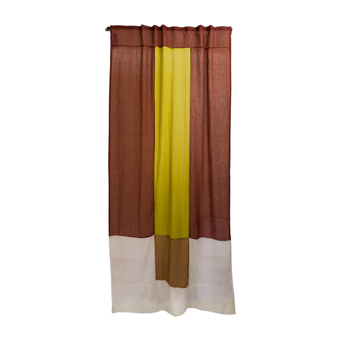 Rideau en polyester terracotta 300x150cm Canyon pop 1 - Raw Room