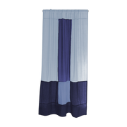 Blue polyester curtain 300x150cm Blue frosting 1 - Raw Room
