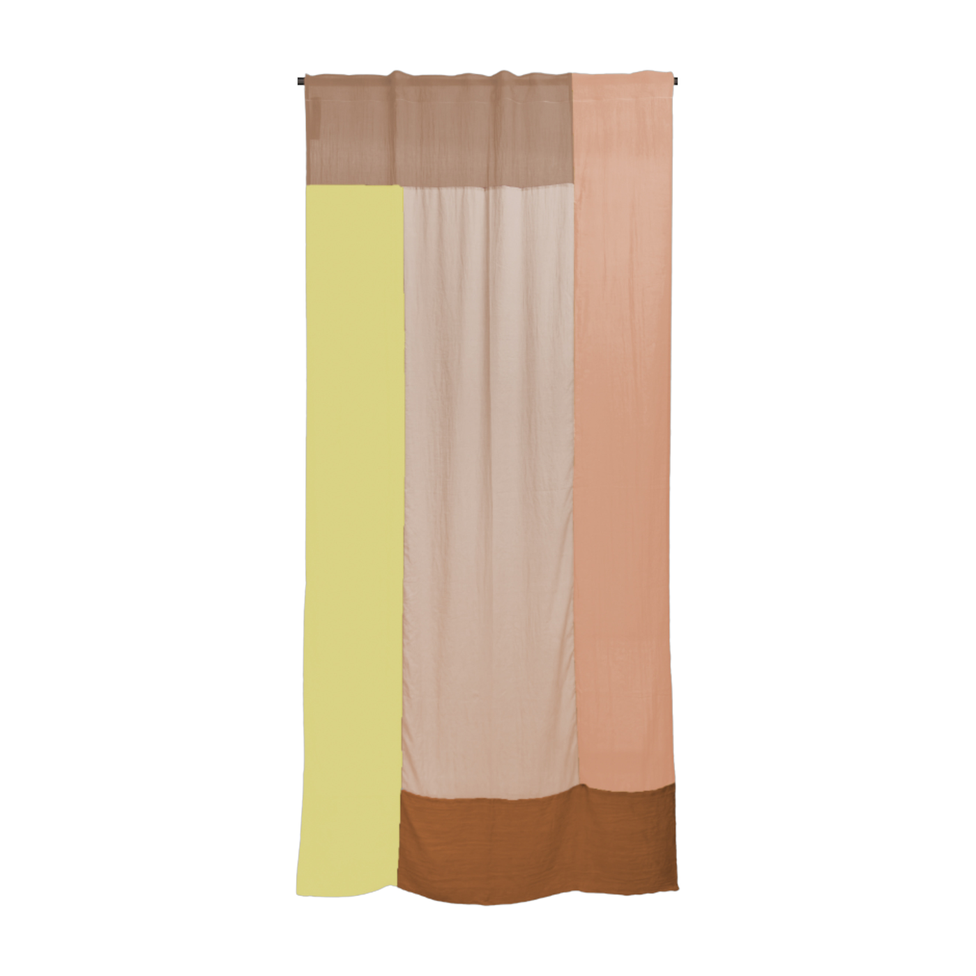Cortina de poliéster beige 300 x 150 cm Buttered caramel 2 - Raw Room