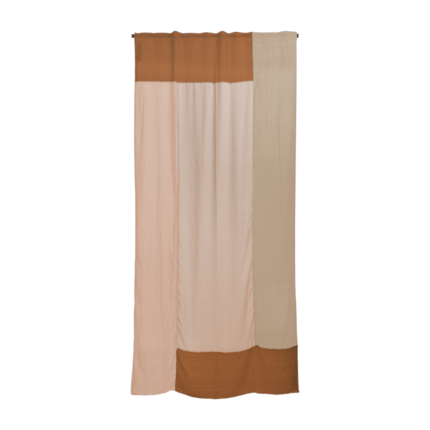 Cortina de poliéster beige 300 x 150 cm Caramel latte 2 - Raw Room